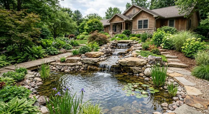 Pond Waterfall Construction in Honolulu, HI