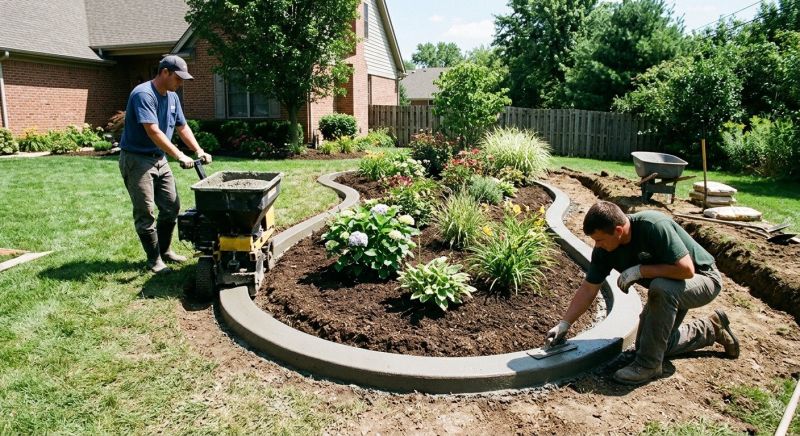 Flowerbed Curbing Installation in Honolulu, HI