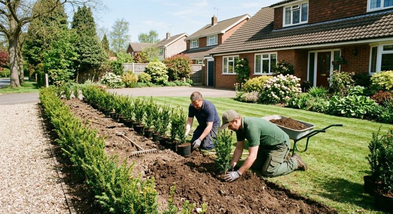 Privacy Hedge Planting in Ventura County, CA